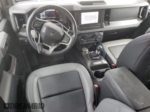 2023 Ford Bronco with VIN 1FMDE5DH1PLA85211, listed as a Copart auction lot 54754075 with 33,535 mi miles and Salvage Title. Bid and sale history available at DreamBid. Image 8.