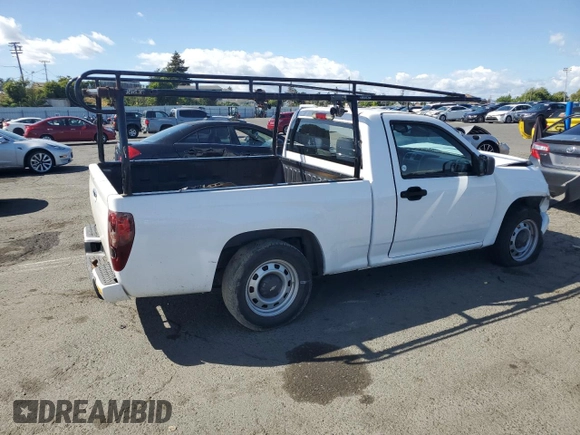 2012 Chevrolet Colorado Work Truck with VIN 1GCCSBF9XC8145058, listed as a Copart auction lot 57133065 with 261,719 mi miles and Salvage title. Bid and sale history available at DreamBid. Image 3.