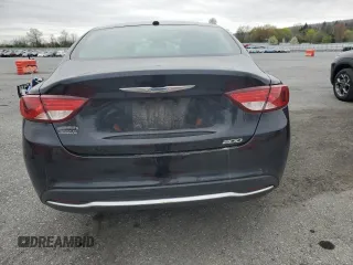 2015 Chrysler 200 Limited with VIN 1C3CCCAB9FN697612, listed as a Copart auction lot 53853535 with 143,761 mi miles and Salvage Title. Bid and sale history available at DreamBid. Image 6.