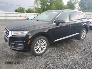 2017 Audi Q7 Premium with VIN WA1AAAF79HD026543, listed as a Copart auction lot 52947455 with 159,456 mi miles and Clean title. Bid and sale history available at DreamBid. Image 1.