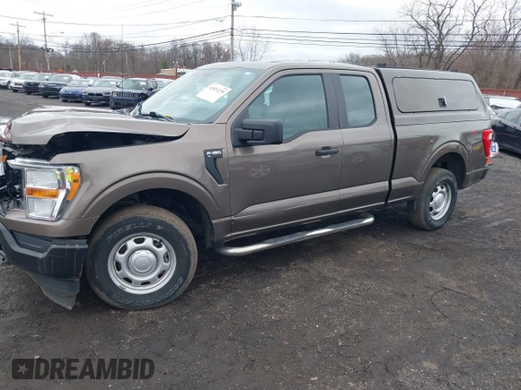 2021 Ford F-150 XL with VIN 1FTEX1EP6MKE04380, listed as a IAAI auction lot 41821270 with 41,353 mi miles and . Bid and sale history available at DreamBid. Image 18.