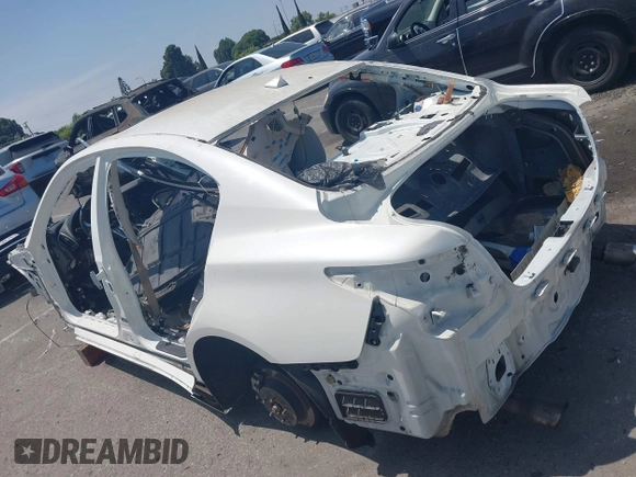 2018 Infiniti Q50 Luxe with VIN JN1EV7AP5JM357800, listed as a IAAI auction lot 42509776 with Not provided miles and . Bid and sale history available at DreamBid. Image 3.