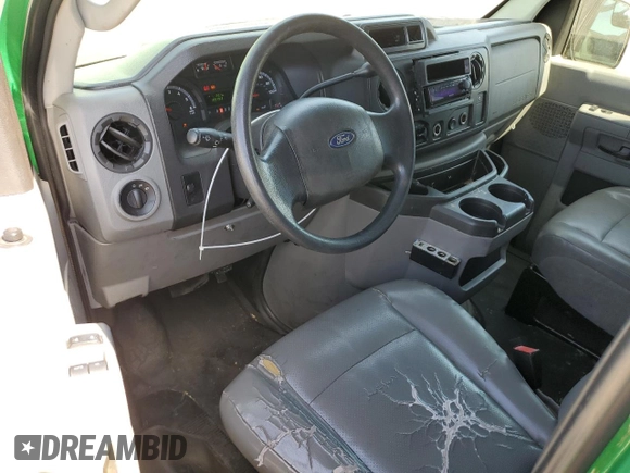 2012 Ford Econoline Passenger XL with VIN 1FBSS3BL0CDB35654, listed as a Copart auction lot 63065805 with 189,702 mi miles and Salvage title. Bid and sale history available at DreamBid. Image 8.