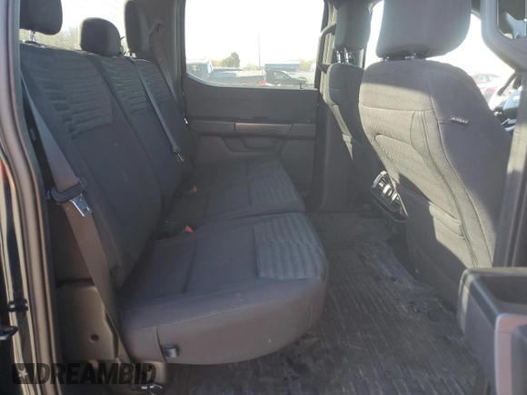 2023 Ford F-150 XL with VIN 1FTEW1CP9PKD57520, listed as a Copart auction lot 50247595 with 39,477 mi miles and Salvage Title. Bid and sale history available at carsss.com. Image 10.