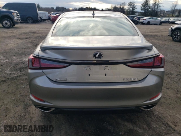 2021 Lexus ES with VIN 58AGZ1B10MU099163, listed as a Copart auction lot 86969034 with 12,612 mi miles and Salvage Title. Bid and sale history available at carsss.com. Image 6.
