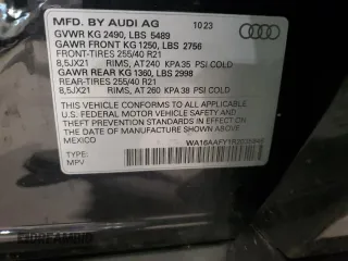 2024 Audi Q5 Sportback S line Prestige with VIN WA16AAFY1R2035846, listed as a Copart auction lot 56561145 with 11,118 mi miles and Salvage title. Bid and sale history available at DreamBid. Image 13.