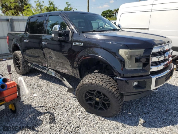 2017 Ford F-150 XL with VIN 1FTEW1EF0HFA18031, listed as a Copart auction lot 51088865 with 183,555 mi miles and Salvage Title. Bid and sale history available at carsss.com. Image 4.
