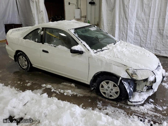 2004 Honda Civic VP with VIN 1HGEM22124L002849, listed as a Copart auction lot 87363654 with 140,665 mi miles and Salvage Title. Bid and sale history available at carsss.com. Image 4.