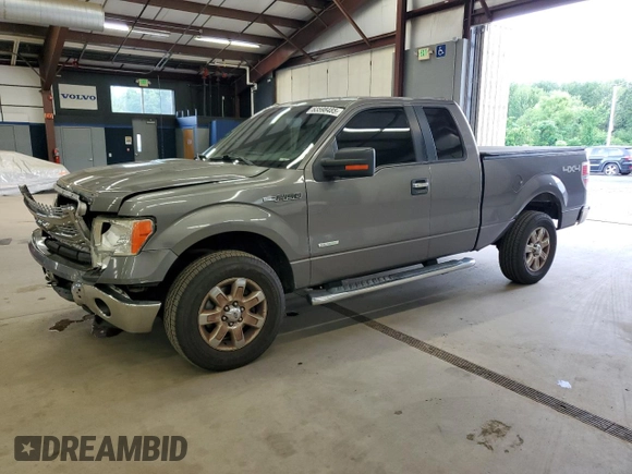 2014 Ford F-150 XL with VIN 1FTFX1ET3EKE32124, listed as a Copart auction lot 63598485 with 143,626 mi miles and Salvage title. Bid and sale history available at DreamBid. Image 1.