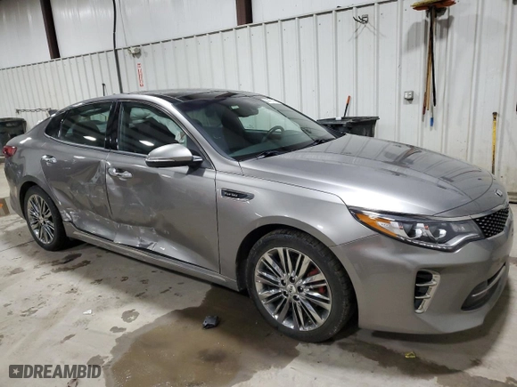 2017 Kia Optima SX Limited with VIN 5XXGV4L23HG149100, listed as a Copart auction lot 44431895 with 46,218 mi miles and Salvage Title. Bid and sale history available at carsss.com. Image 4.