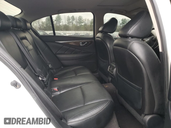 2015 Infiniti Q50 Premium with VIN JN1BV7AR1FM394225, listed as a Copart auction lot 52984735 with 128,305 mi miles and Salvage Title. Bid and sale history available at carsss.com. Image 10.