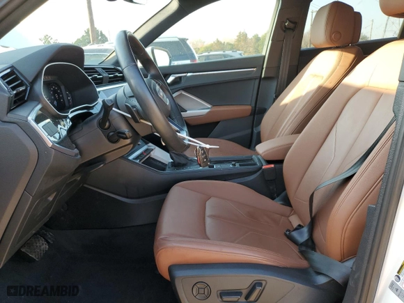 2021 Audi Q3 S line Premium with VIN WA1DECF32M1131172, listed as a Copart auction lot 49098565 with 32,118 mi miles and Salvage Title. Bid and sale history available at carsss.com. Image 7.