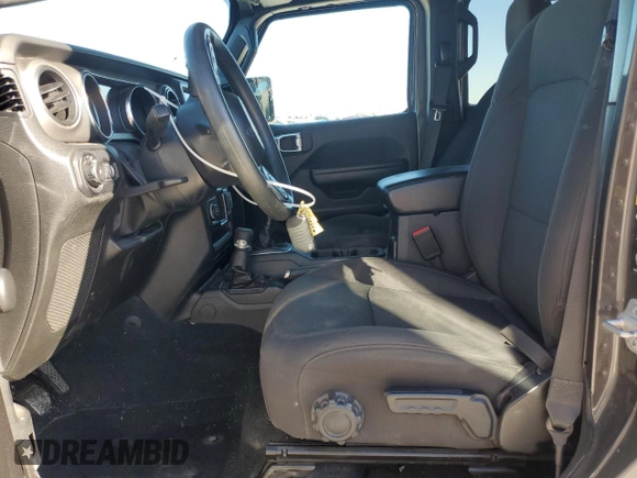2022 Jeep Wrangler Unlimited Sport S with VIN 1C4HJXDG0NW225815, listed as a Copart auction lot 84528824 with 53,621 mi miles and Salvage Title. Bid and sale history available at carsss.com. Image 7.