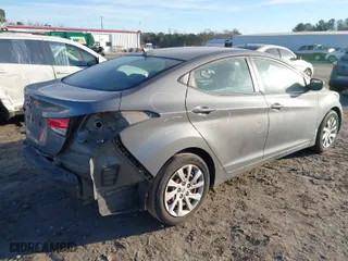 2013 Hyundai Elantra GLS PZEV with VIN 5NPDH4AE1DH161655, listed as a IAAI auction lot 41455556 with 278,893 mi miles. Bid and sale history available at carsss.com. Image 4.