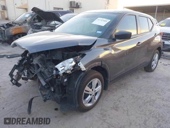 2024 Nissan Kicks S with VIN 3N1CP5BV8RL594399, listed as a IAAI auction lot 41797405 with 4,596 mi miles. Bid and sale history available at carsss.com. Image 2.