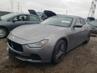 2015 Maserati Ghibli S Q4 with VIN ZAM57RTA1F1136954, listed as a Copart auction lot 78492583 with 86,781 mi miles and Salvage Title. Bid and sale history available at carsss.com. Image 1.