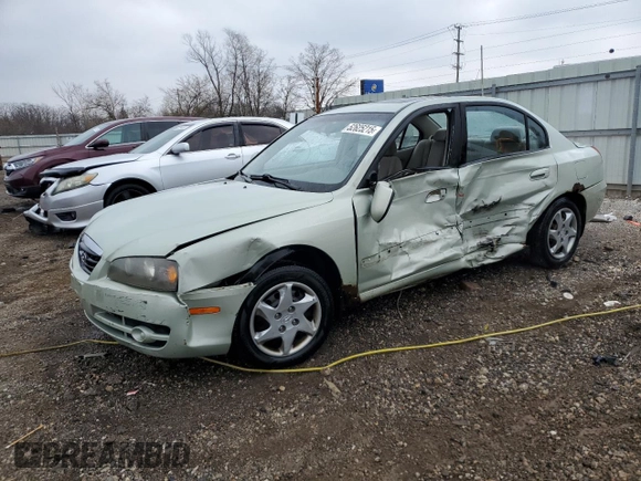 2004 Hyundai Elantra GLS z VIN KMHDN46D14U861749, wystawiony jako Copart lot #52625215 z przebiegiem 130 063 mil mil oraz Szkoda całkowita • Salvage title. Historia ofert i sprzedaży dostępna na DreamBid. Obrazek 1.