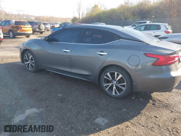 2017 Nissan Maxima SV с VIN 1N4AA6AP8HC369544, выставлен на аукционе IAAI как лот 40936518 с пробегом 121 994 миль миль и . История ставок и продаж доступна на DreamBid. Изображение 3.