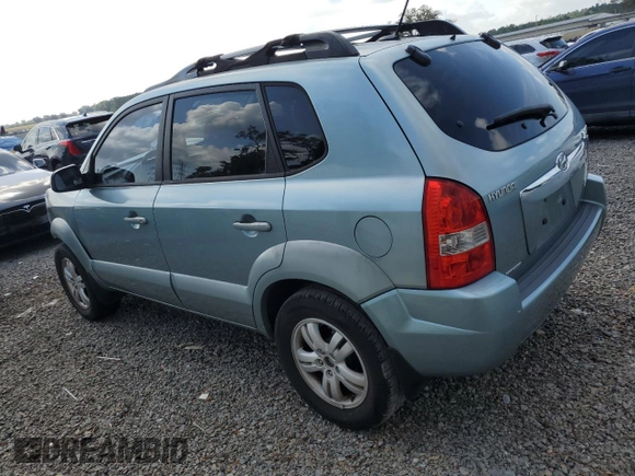 2008 Hyundai Tucson SE with VIN KM8JN12D48U905241, listed as a Copart auction lot 55388775 with 156,970 mi miles and Salvage Title. Bid and sale history available at DreamBid. Image 2.