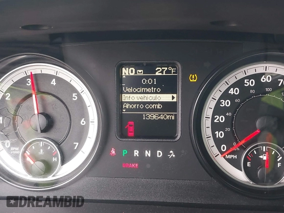 2015 Ram 1500 Big Horn with VIN 1C6RR6GT5FS510977, listed as a IAAI auction lot 41335127 with 139,640 mi miles. Bid and sale history available at carsss.com. Image 7.