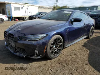 2024 BMW M4 Competition xDrive with VIN WBS43AZ07RCN61219, listed as a Copart auction lot 74003684 with 10,310 mi miles and Salvage Title. Bid and sale history available at carsss.com. Image 1.