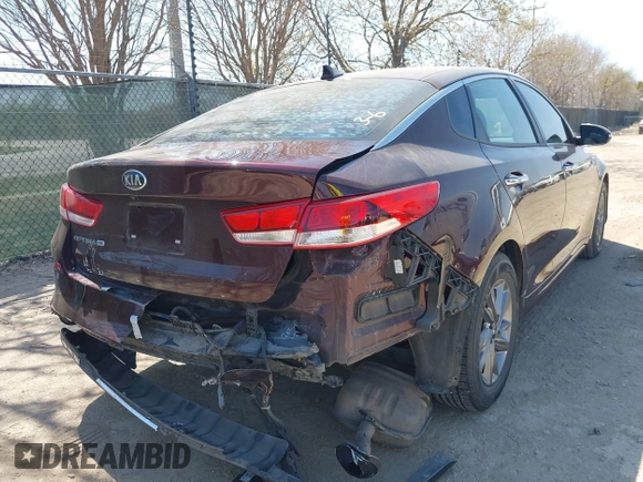 2019 Kia Optima LX with VIN 5XXGT4L37KG347930, listed as a IAAI auction lot 41772543 with 112,608 mi miles. Bid and sale history available at carsss.com. Image 6.