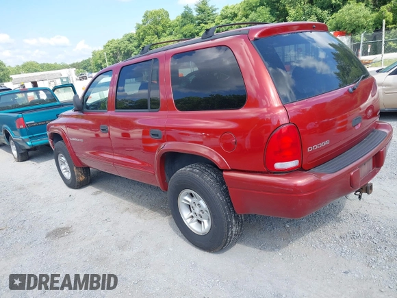 1999 Dodge Durango with VIN 1B4HS28Y2XF568726, listed as a IAAI auction lot 42529989 with 183,567 mi miles and . Bid and sale history available at DreamBid. Image 3.