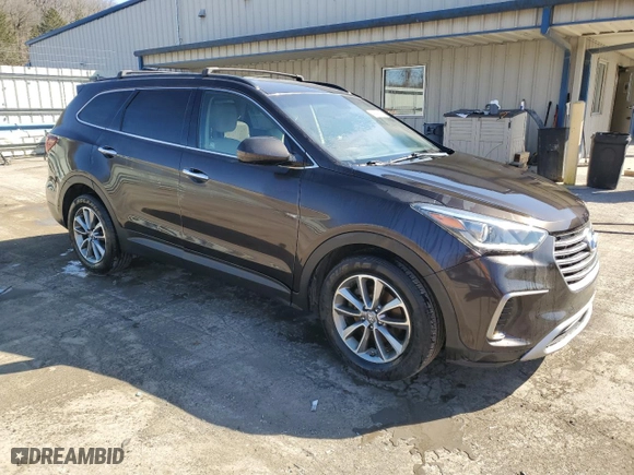 2017 Hyundai Santa Fe SE with VIN KM8SMDHF5HU225155, listed as a Copart auction lot 48468515 with 174,769 mi miles and Salvage Title. Bid and sale history available at carsss.com. Image 4.