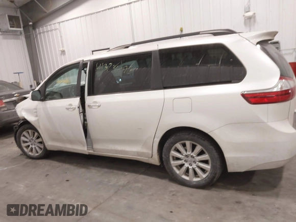 2017 Toyota Sienna XLE с VIN 5TDDZ3DC5HS162874, выставлен на аукционе IAAI как лот 41373496 с пробегом 108 043 миль миль и . История ставок и продаж доступна на DreamBid. Изображение 15.