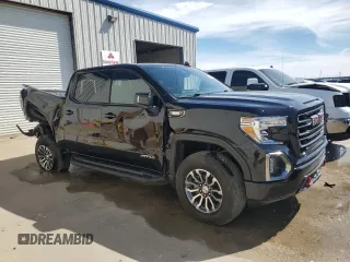 2021 GMC Sierra 1500 AT4 with VIN 3GTU9EET9MG370548, listed as a Copart auction lot 48034845 with 53,406 mi miles and Salvage Title. Bid and sale history available at carsss.com. Image 4.