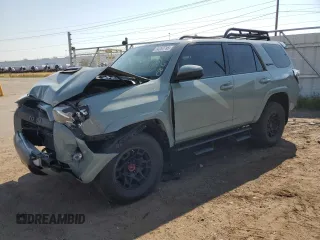 2021 Toyota 4Runner TRD Pro with VIN JTELU5JR1M5970584, listed as a Copart auction lot 64267795 with 51,292 mi miles and Salvage title. Bid and sale history available at DreamBid. Image 1.