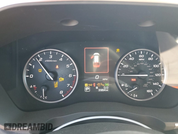 2024 Subaru Ascent Touring with VIN 4S4WMAWD5R3459501, listed as a Copart auction lot 54711745 with 3,984 mi miles and Salvage title. Bid and sale history available at DreamBid. Image 9.