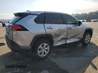 2024 Toyota RAV4 LE with VIN 2T3K1RFV1RC284617, listed as a Copart auction lot 46252955 with 27,881 mi miles and Salvage Title. Bid and sale history available at carsss.com. Image 3.