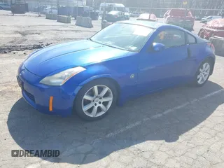 2005 Nissan 350Z Touring with VIN JN1AZ34DX5M601251, listed as a IAAI auction lot 41762746 with 108,855 mi miles. Bid and sale history available at carsss.com. Image 2.