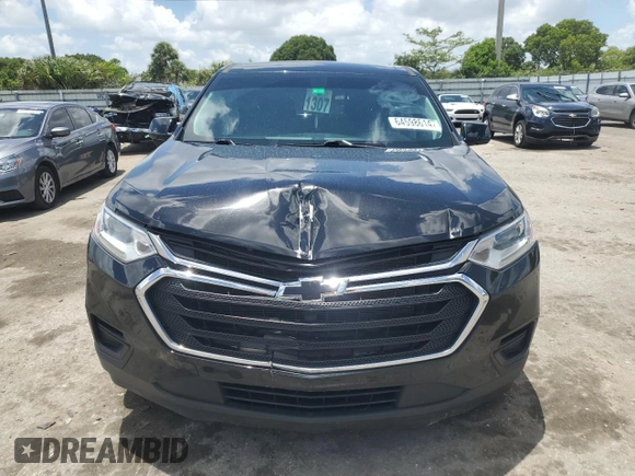 2020 Chevrolet Traverse LS with VIN 1GNERFKW4LJ188446, listed as a Copart auction lot 64598614 with 64,715 mi miles and Salvage Title. Bid and sale history available at carsss.com. Image 5.