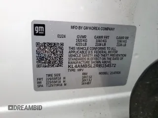 2024 Buick Encore GX Preferred with VIN KL4AMBSL2RB154572, listed as a Copart auction lot 55307535 with 26,722 mi miles and Salvage title. Bid and sale history available at DreamBid. Image 13.