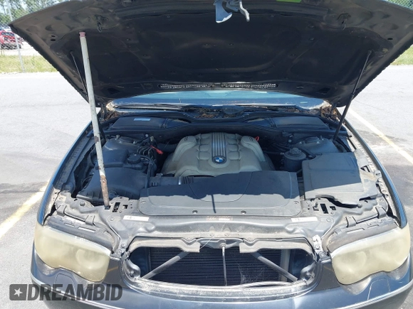 2005 BMW 7 Series 745Li with VIN WBAGN63545DS59212, listed as a IAAI auction lot 42510606 with 124,395 mi miles and . Bid and sale history available at DreamBid. Image 10.