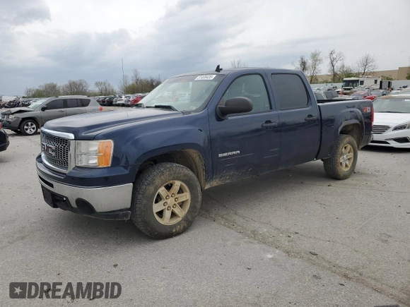 2012 GMC Sierra 1500 SLE with VIN 3GTP2VE70CG257543, listed as a Copart auction lot 51499435 with 195,636 mi miles and Salvage title. Bid and sale history available at DreamBid. Image 1.