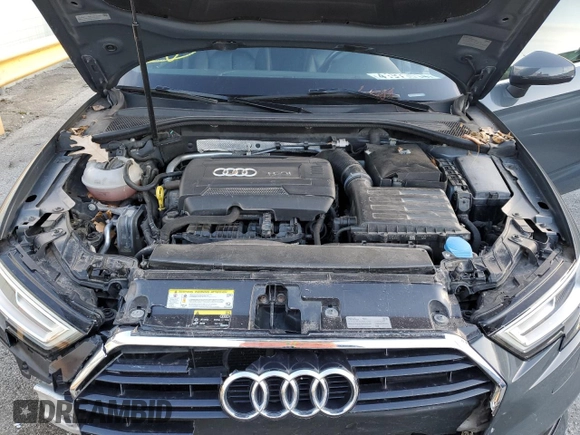 2017 Audi A3 Sedan Premium Plus with VIN WAUJ8GFF1H1008693, listed as a Copart auction lot 41979014 with 65,909 mi miles. Bid and sale history available at carsss.com. Image 11.