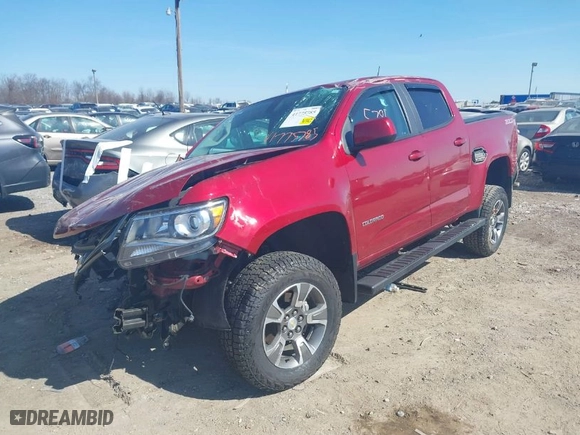 2019 Chevrolet Colorado 4WD Z71 with VIN 1GCGTDEN0K1115177, listed as a IAAI auction lot 41775785 with 48,825 mi miles. Bid and sale history available at carsss.com. Image 6.