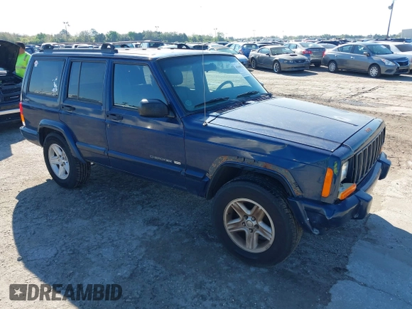 2001 Jeep Cherokee Sport with VIN 1J4FF58S21L612724, listed as a IAAI auction lot 41668763 with 122,464 mi miles and . Bid and sale history available at DreamBid. Image 1.
