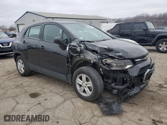 2021 Chevrolet Trax LS z VIN KL7CJKSB4MB316092, wystawiony jako Copart lot #43129025 z przebiegiem 35 594 mil mil oraz Czysty tytuł • Clean title. Historia ofert i sprzedaży dostępna na DreamBid. Obrazek 4.