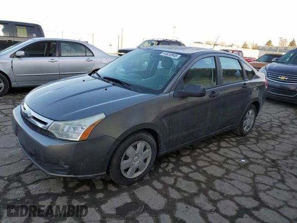 2009 Ford Focus S with VIN 1FAHP34N79W212190, listed as a Copart auction lot 44628945 with 129,568 mi miles and Salvage Title. Bid and sale history available at carsss.com. Image 1.