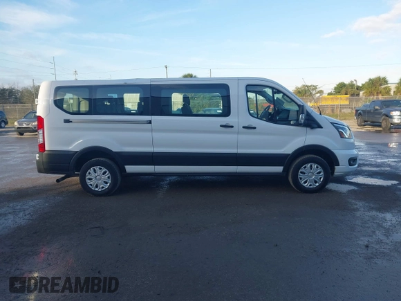 2023 Ford Transit Passenger XL with VIN 1FBAX2Y8XPKB33065, listed as a IAAI auction lot 41440531 with 21,155 mi miles and . Bid and sale history available at DreamBid. Image 13.