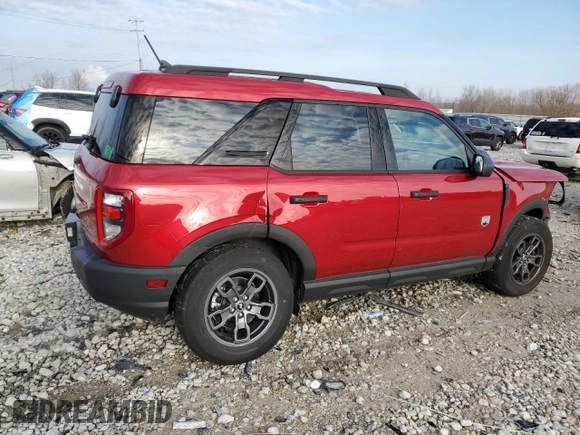 2021 Ford Bronco Sport Big Bend with VIN 3FMCR9B66MRA72752, listed as a Copart auction lot 52644885 with 16,816 mi miles and Salvage title. Bid and sale history available at DreamBid. Image 3.
