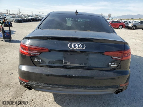2018 Audi A4 Premium with VIN WAUKMAF44JA234700, listed as a Copart auction lot 45389325 with 50,971 mi miles and Salvage Title. Bid and sale history available at carsss.com. Image 6.