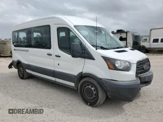 2018 Ford Transit Passenger XL z VIN 1FBAX2CM6JKA67593, wystawiony jako Copart lot #46419645 z przebiegiem 27 491 mil mil oraz Szkody całkowita. Historia ofert i sprzedaży dostępna na DreamBid. Obrazek 4.