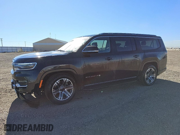 2023 Jeep Wagoneer Series II with VIN 1C4SJSBPXPS569738, listed as a Copart auction lot 44461015 with 38,621 mi miles and Clean title. Bid and sale history available at DreamBid. Image 1.