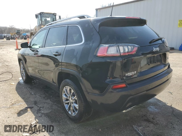 2021 Jeep Cherokee Latitude Lux with VIN 1C4PJLMX0MD173844, listed as a Copart auction lot 48360505 with 61,245 mi miles and Salvage Title. Bid and sale history available at carsss.com. Image 2.