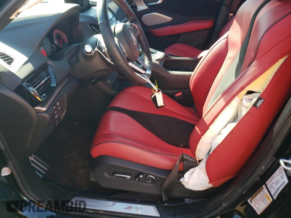 2022 Acura RDX w/A-Spec Package with VIN 5J8TC2H65NL804827, listed as a Copart auction lot 70914054 with 37,188 mi miles and Salvage Title. Bid and sale history available at carsss.com. Image 7.